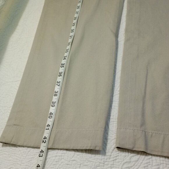 Nautica Pants Pleated Khaki Mens 33Wx30L 100% Cotton Business or Casual - Picture 10 of 10